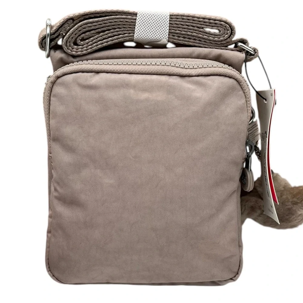 Kipling Eldorado Women's Small Nylon Crossbody Bag Tan Beige Water Resistant